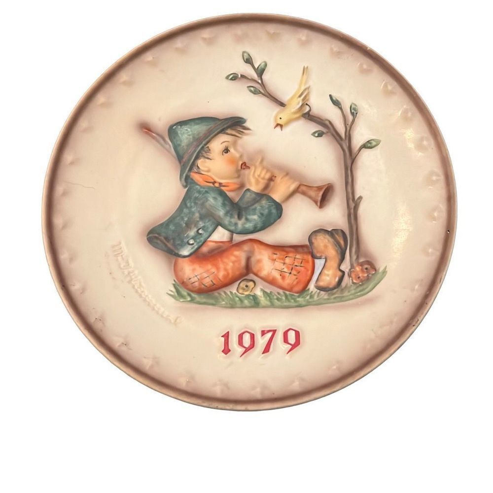 Vintage 1979 Hummel Annual Plate‎ Singing Lesson Hand Painted 7.5 inch